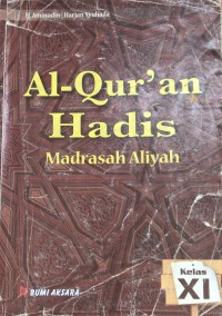 Al-Qur'an hadis Madrasah Aliyah kelas XI