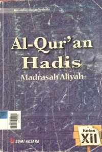 Al-Qur'an hadis Madrasah Aliyah kelas XII