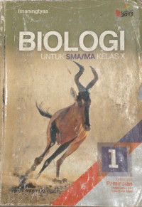 Biologi untuk SMA/ MA kelas X