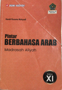 Pintar Berbahasa arab madrsah aliyah kelas xi