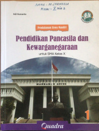 pendalaman siswa mandiri ppkn 1 untuk sma kelas x