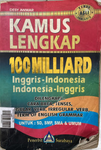 Kamus lengkap 100 milliard inggris-indonesia