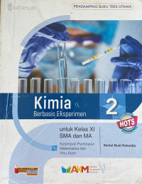 Kimia berbasis eksperimen untuk sma/ma kelas xi jilid 2