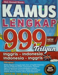 kamus lengkap 999 trilyun bahasa inggris